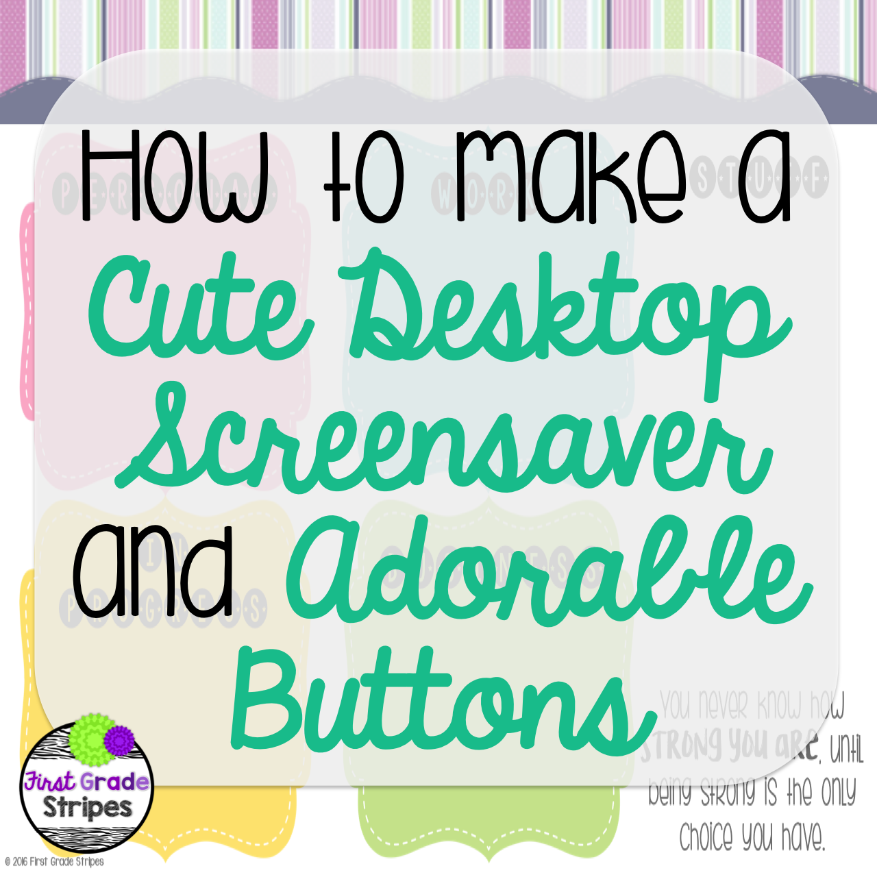 how to create custom screensaver