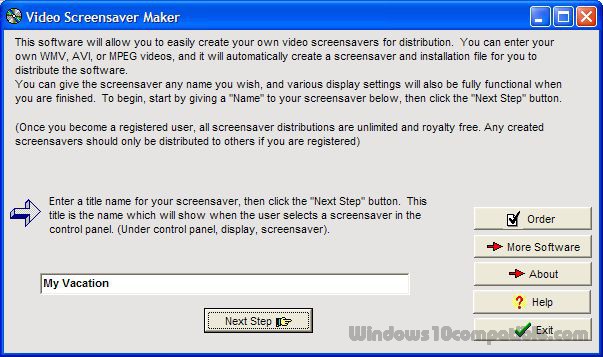 how to create custom screensaver