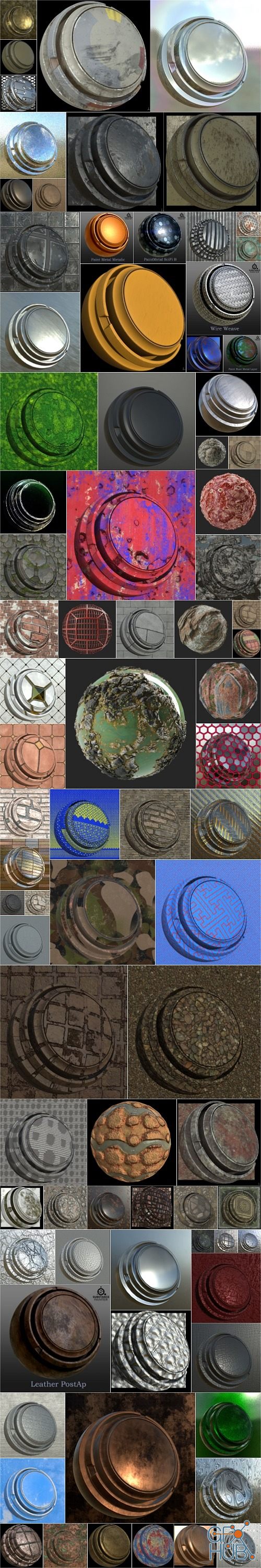 free substance painter materials